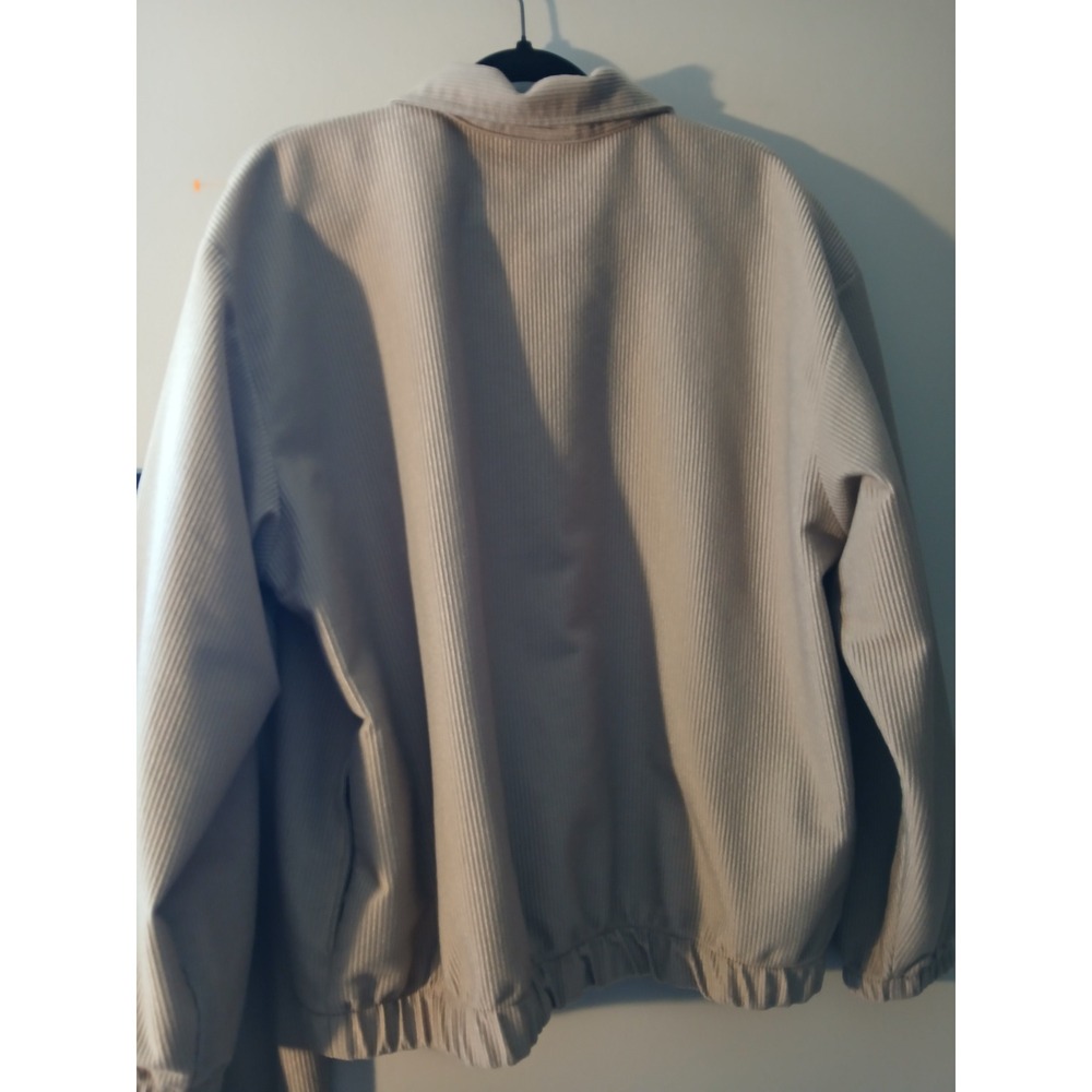 VINAGE Teddi Tan Corduroy Zip Up Jacket Pants Set Two Piece Women's Size Medium - Picture 6 of 7